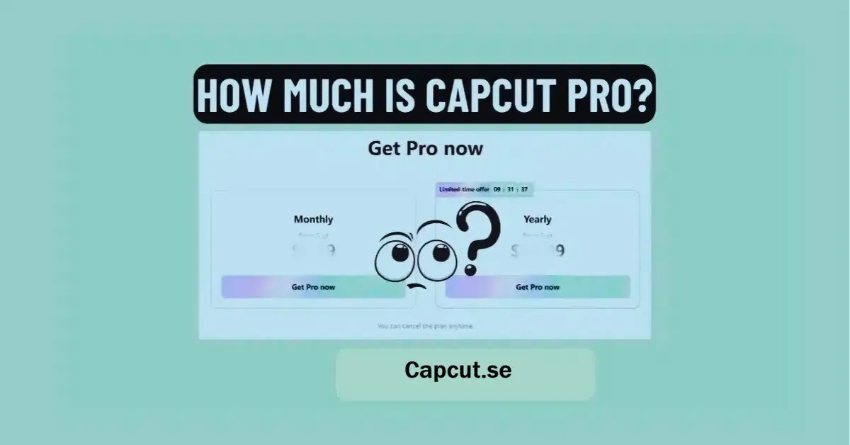 How Much is CapCut Pro
