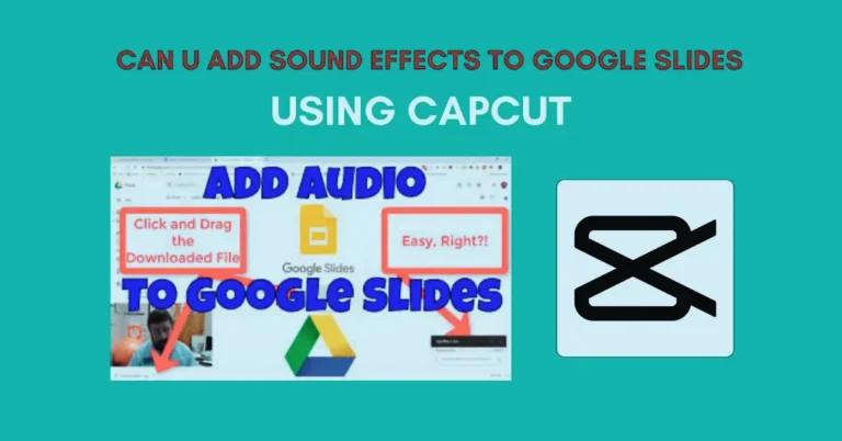 Can U Add Sound Effects To Google Slides