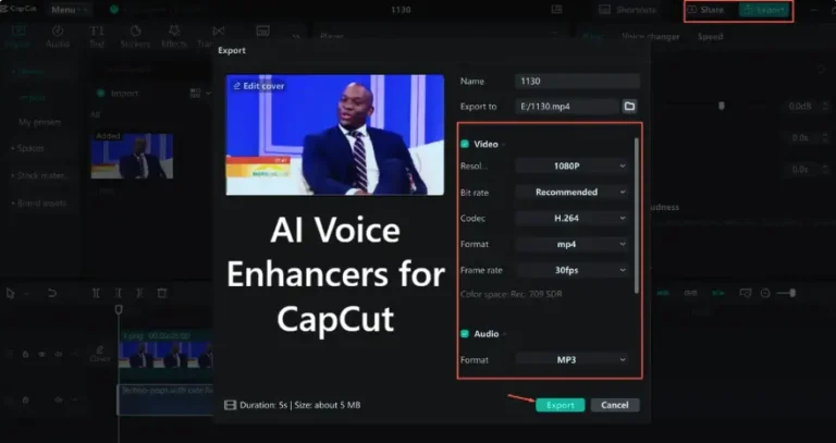 AI Voice Enhancers for CapCut