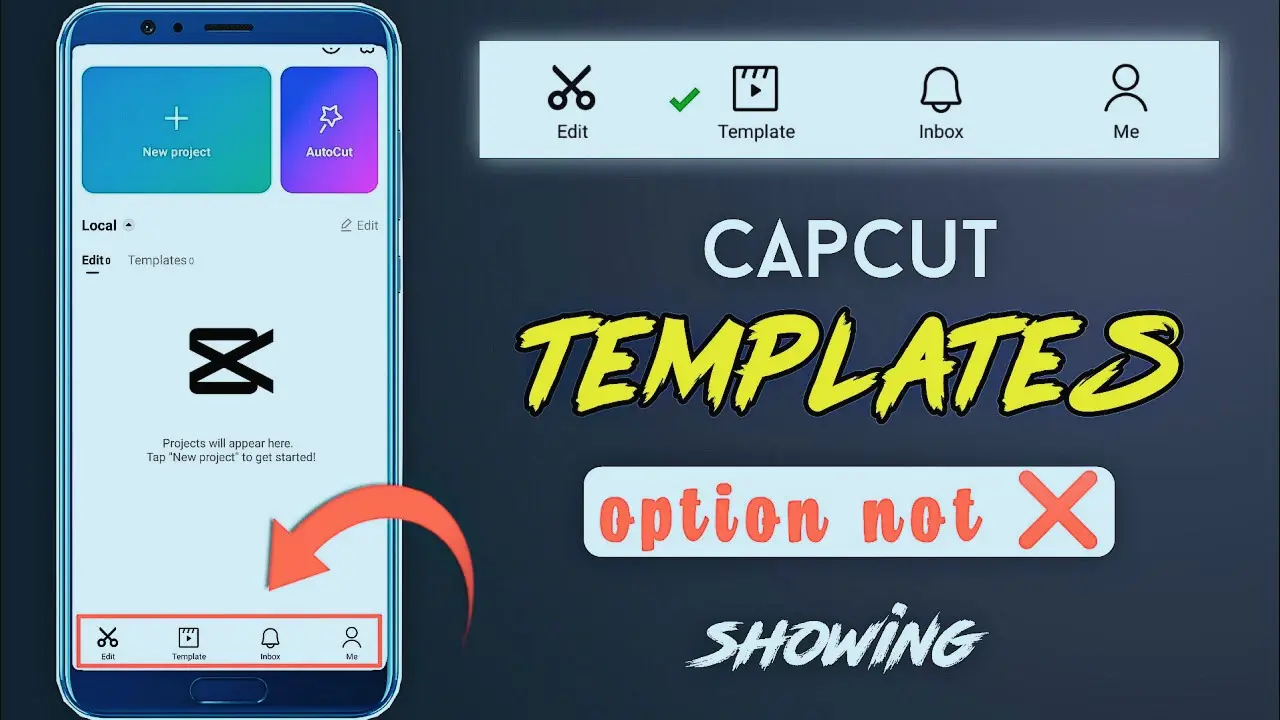 CapCut Templates Not Showing Problem