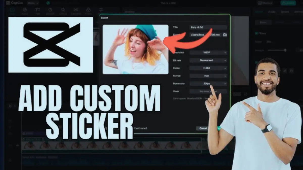 Custom Stickers and Emojis in CapCut Pro