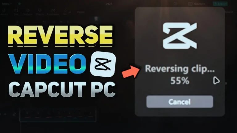 Reverse Video Effect in CapCut Pro